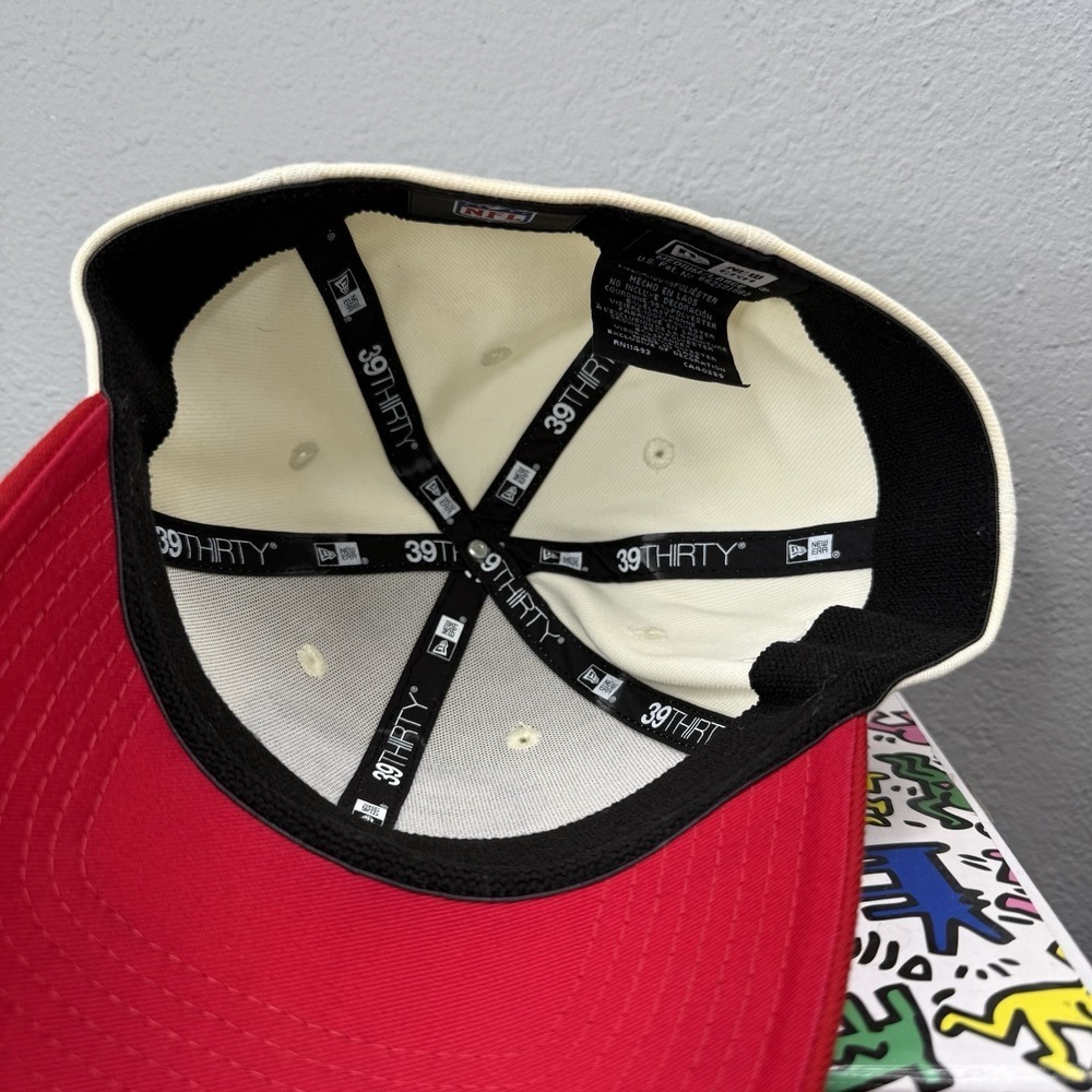San Francisco 49ers Hat Mens New Era Mesh Script 9Fifty Snapback Football - Picture 7 of 9